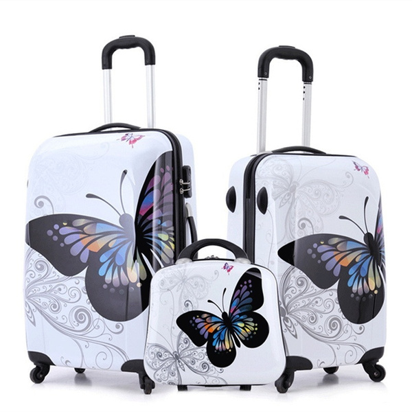 butterfly trolley bag