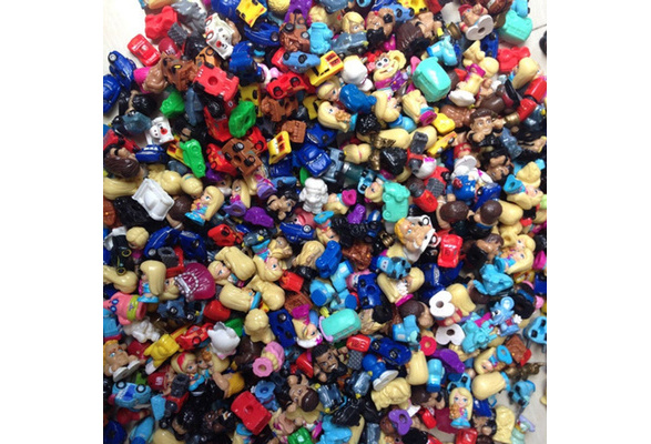 30Pcs 2cm Mixed SQUINKIES Toys Lot In Random With NO CONTAINERS For Children 