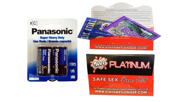 Bundle Package 1 Panasonic C 2 Super Heavy Duty And 1 Wet Safe Sex Kit With Platinum Silicone 8412