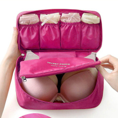 Waterproof Women Girl Lady Portable Travel Bra Underwear Lingerie Organizer Bag Cosmetic Makeup Toiletry Wash Case Bags