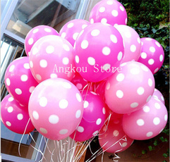 10pcs/bag 12inch Polka Dot Balloons 11color / Bachelorette Party Wedding Decoration Wedding Event Party Supplies