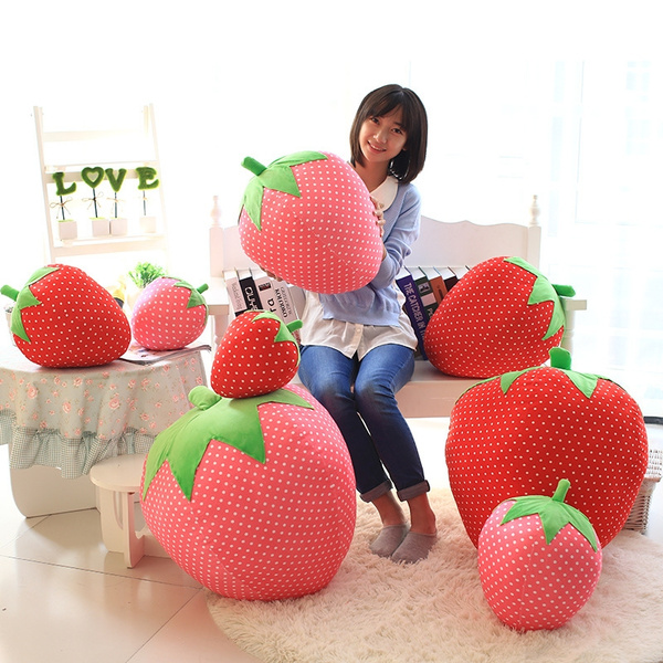 Strawberry cushion cheap