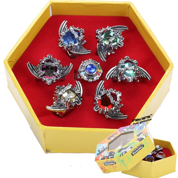 Anime HITMAN REBORN! Katekyo DAKONG cosplay Ring Adult Accessories Gift