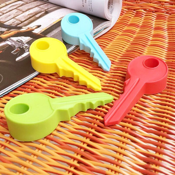 Leaf Decor Door Stop Wedge Protection Baby Novelty Stopper Silicone Rubber key 