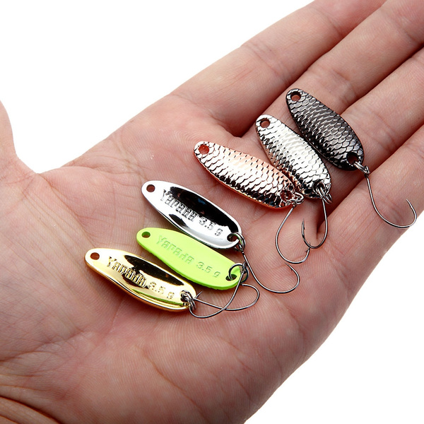 YAPADA Spoon 009 Fly Leaf 5g/7g OWNER Single Hook Multicolor 24-28mm Zinc  alloy Metal Spoon Fishing Lures Trout - Price history & Review, AliExpress  Seller - APADA Store