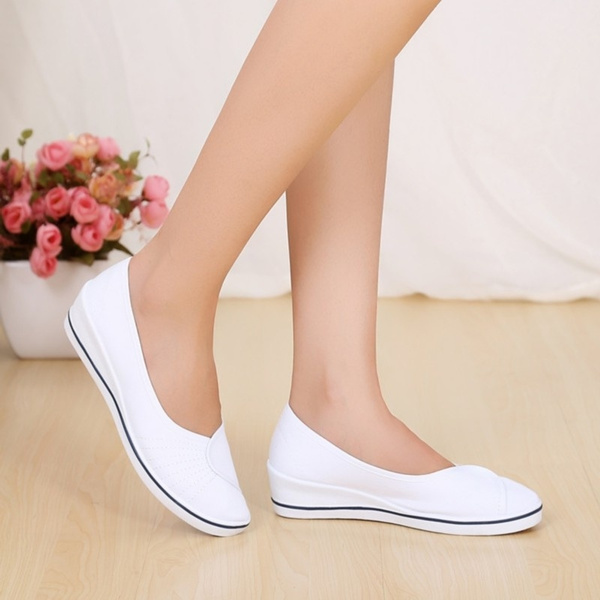 Comfortable Shoes Women White, Women's Black Autumn Shoes