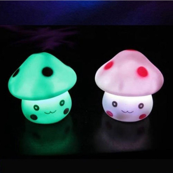 Large Colour Changing Mushroom Lamps