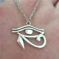 Punk jewelry, egyptstyle, eye, Joyería de pavo reales
