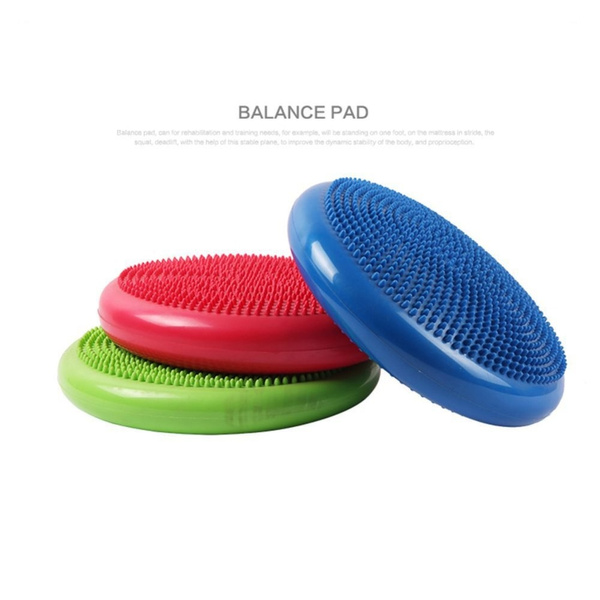 Yoga Balance Pad Fitness Inflatable Stability Balance Disc Core Training  Cushion Balancing Pads Workout Training Tools