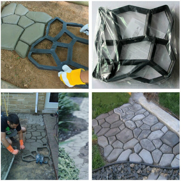 Driveway Paving Brick Patio Concrete Slabs Path Pathmate Garden Walk Mould Make Driveway Paving Brick Patio Concrete Slabs Path Pathmate Garden Walk Mould Make