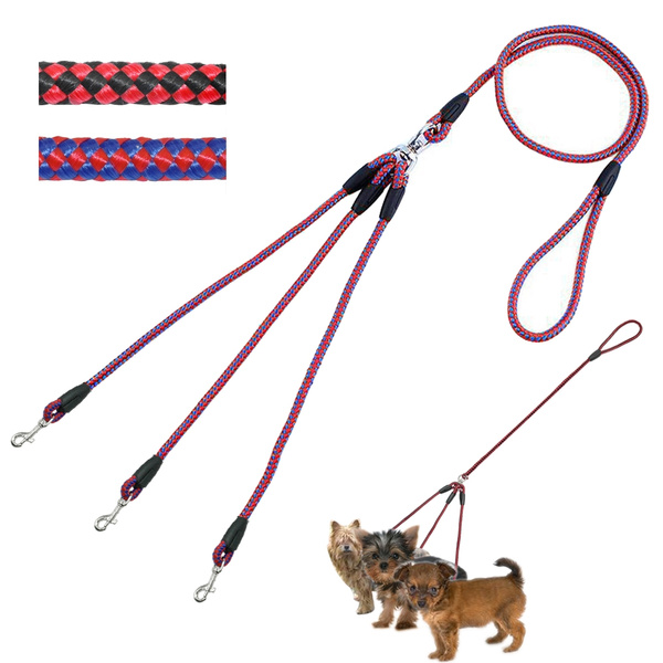 Three way shop dog lead