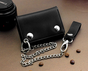 leather wallet, Fashion Accessory, Fashion, Chain