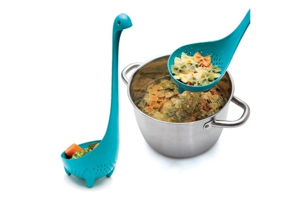 Plastic Soup Cute Cartoon Spoon Nessie Ladle Large Soup Spoon Long