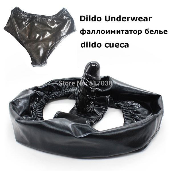 Faux Leather Latex Male Female Underwear Panties Sex Toy for Women