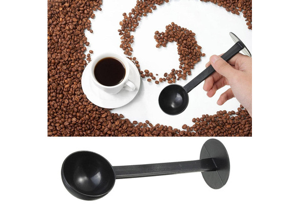 2 in 1 Kaffee Espresso Scoop 10g Kunststoff Messlöffel Tamper Länge 150WCH