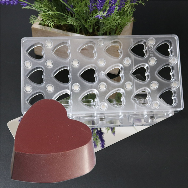 Polycarbonate Flowers Chocolate Mold 18 Cavities