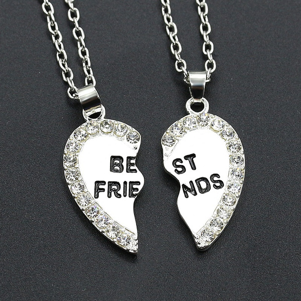 best friends diamond necklace