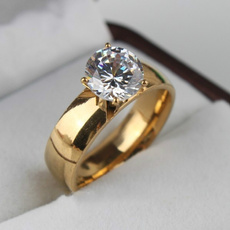 Steel, goldplated, 316l, Engagement