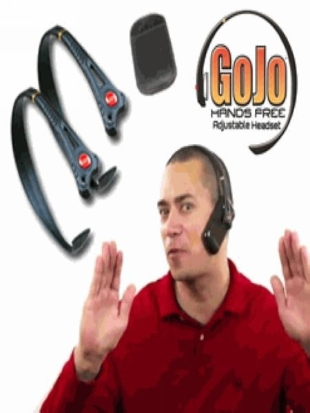 eVqAG 0621 New for GoJo Hands Free Adjustable Headset 2 Headsets Included Convenient Phone Headset 6h6602