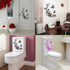Beautiful, homedecorationwallsticker, Bathroom, toiletseatsticker