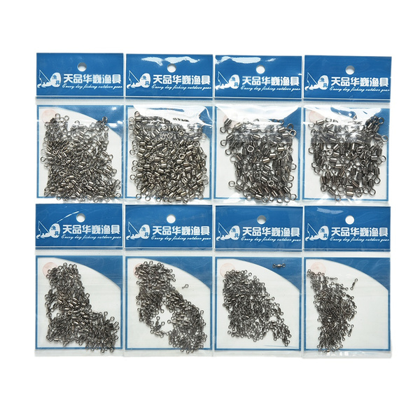 100 pcs Tronix Round EYE ROLLING SWIVELS RIG Sea Carp fishingpbtm