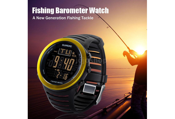 Thermometer Fishing Watch Sunroad Digital Fishing Watch Barometer