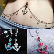navel rings, Jewelry, Chain, bellyring