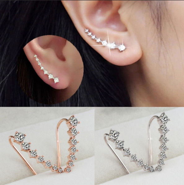 earrings that hook on top of ear