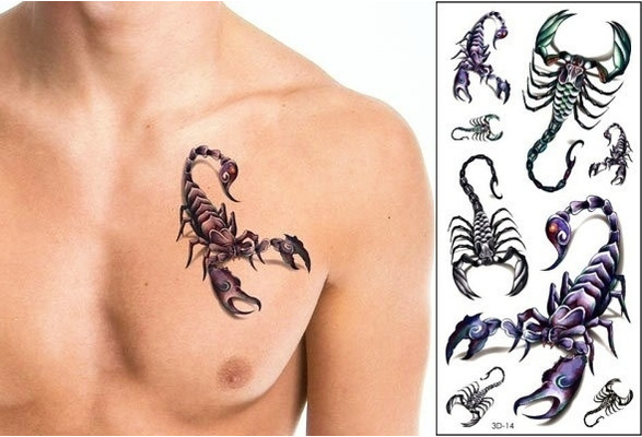 3D scorpion tattoo by Ognjena on DeviantArt