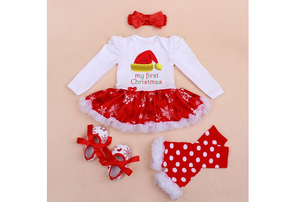 my first christmas baby outfit