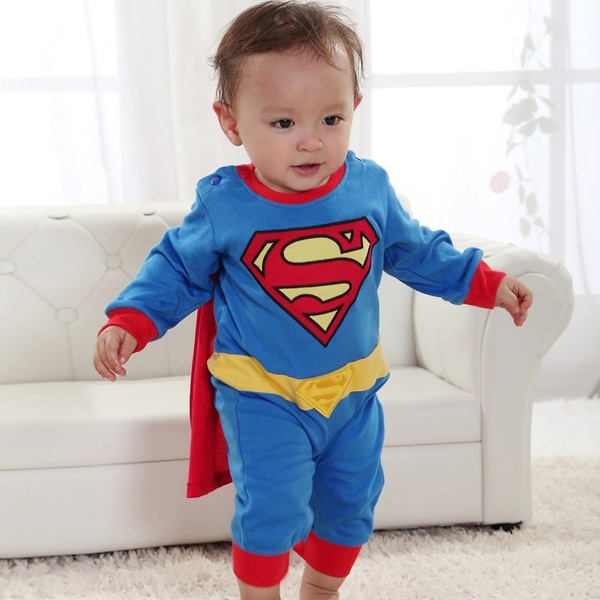 pagliaccetto Superman Halloween bambini supereroe Toddler per Costume tuta