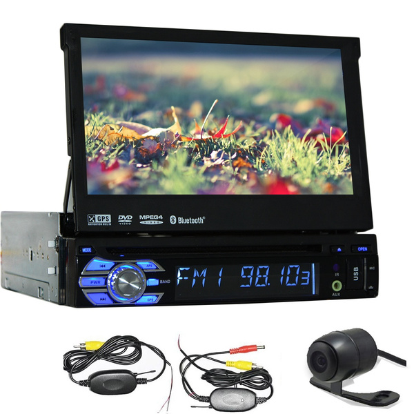 EinCar Single Din In Dash Car Stereo GPS DVD Player One Din