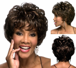 wig, afrokinkycurlywig, Shorts, Fashion