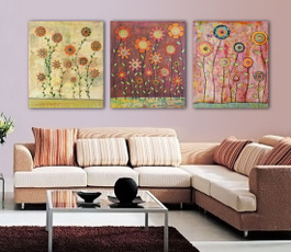 Flowers, art, Home & Living, Canvas