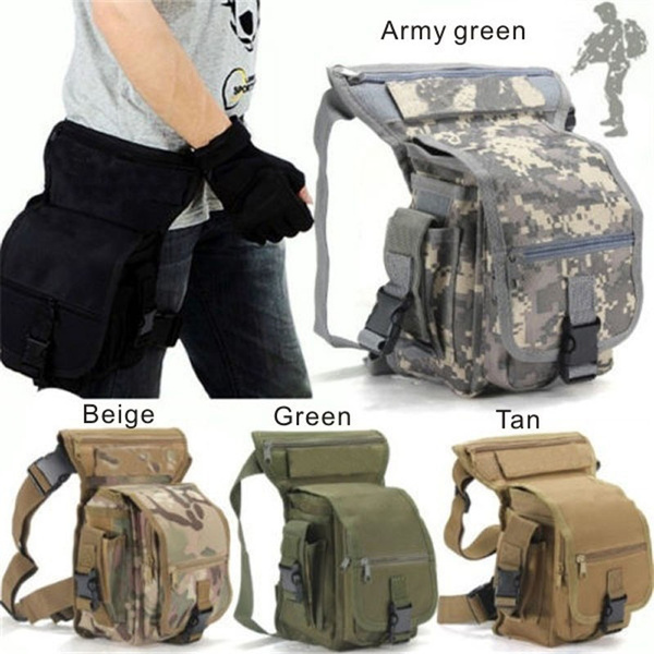 military drop leg bag