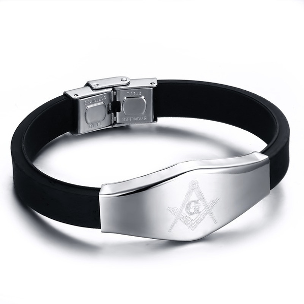 Masonic on sale silicone bracelets