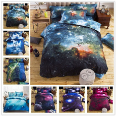 3D Print  Duvet Cover Set Galaxy Sky Cosmos Night Bedding set Twin/Queen Size(NO Comforter)