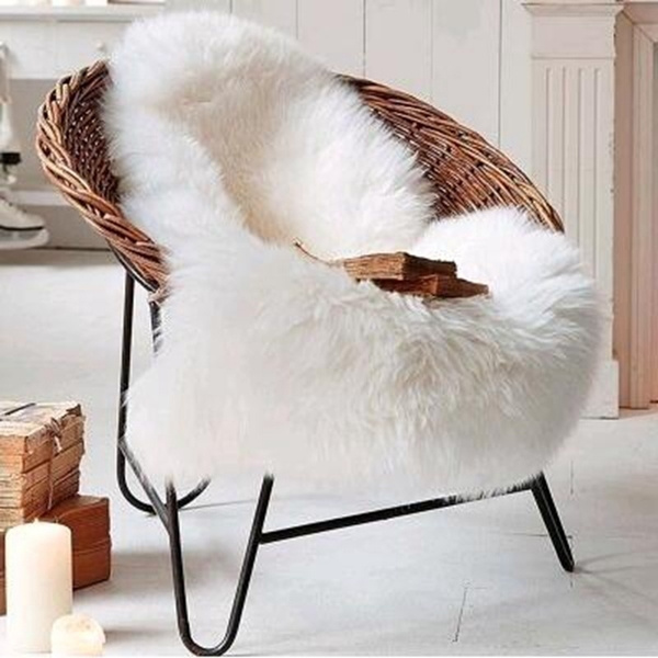 faux fur chair covers