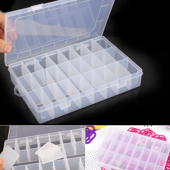 Storage Boxes Plastic Storage Container With Lids 10/15/24 Grids