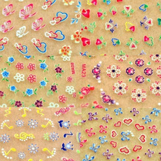 nail stickers, Flowers, art, Beauty