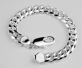 New Fashion Men&women Jewelry Silver Chain Bracelet for Gifts