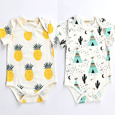 Infant Baby Boy Girl Clothes Cotton Romper Jumpsuit Bodysuit Outfits 0-24M