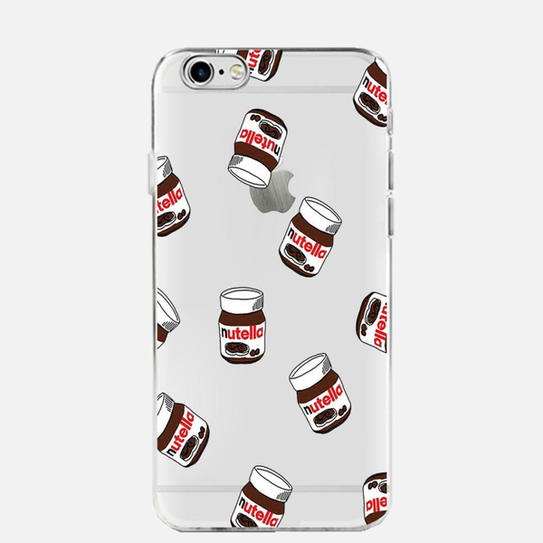 meer Titicaca Socialistisch uitvegen Cute Tumblr Nutella Design Transparent Silicone Cases Cover Coque For iPhone  6s case For iPhone 6 case For Samsung Galaxy | Wish