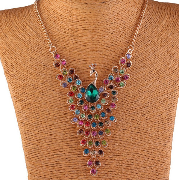 KMVEXO Luxury Multicolor Crystal Statement Choker Necklace for Women  Rhinestone Collar Bib Necklaces Wedding Party Jewelry - AliExpress