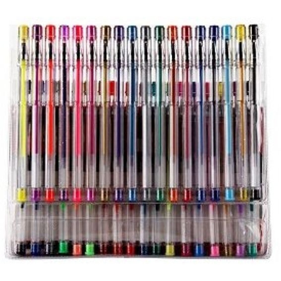 Gel Pens for Adult Coloring Book, Set of 36 Colored Ink Gel Pen