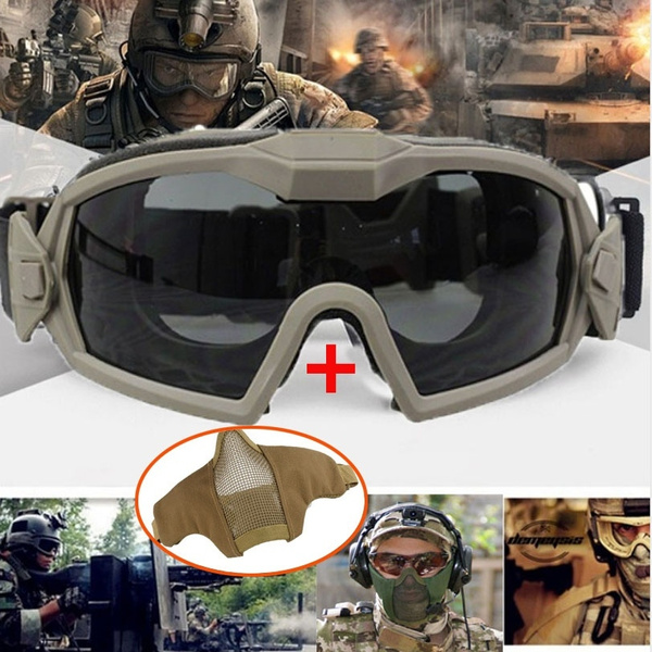Details about   FMA SI-Ballistic Goggle Tactical Protective Glasses Anti Fog Dust Paintball Gear 