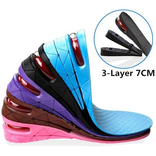 Shoes 1 Pair PU Height Increase Insoles 