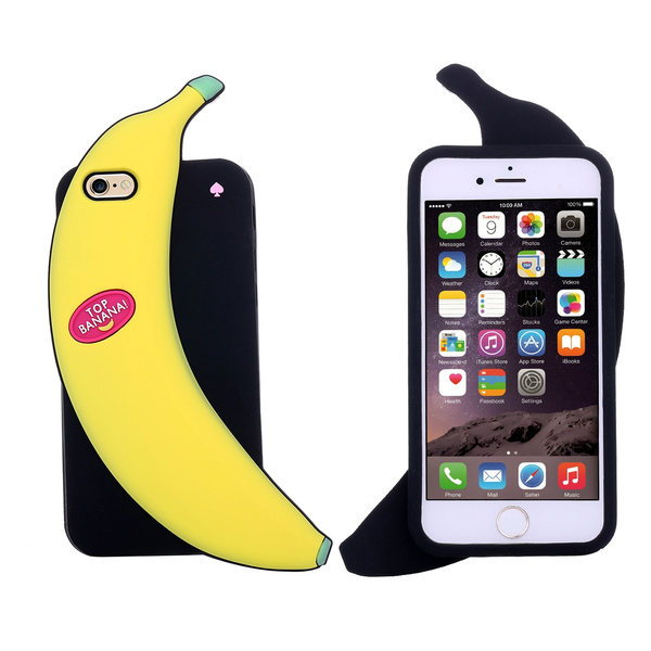 iPhone - Banana　iPhone6S iPhone 6 6s Big Banana Case 3d Cute Funny Silicone Soft