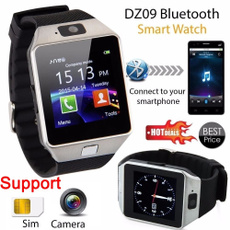 Bluetooth Smart Watch Phone & Camera Support SIM Card For Android/iOS Phone DZ09