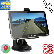 XGODY 560 5''Cars GPS DVR Navigation Sat Nav Touch Screen Built-in 4GB ROM FM Radio MP3 MP4 Maps Pre-loaded as Gift